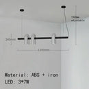 Axyaa LED U-shaped Pendant Chandelier: Modern Nordic Ceiling Hanging Lamp