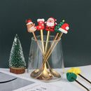 Axyaa Christmas Spoon Fork Set - Festive Stainless Steel Gift for Kids
