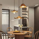 Axyaa Lotus Leaf Retro LED Pendant Light for Zen Tea Room and Living Room