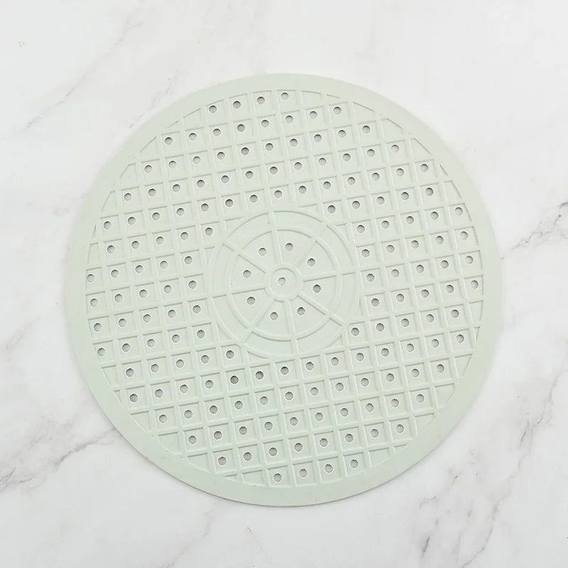 Axyaa Rubber Drain Pad Kitchen Sink Mat Non Slip Heat Insulation Square Rectangle