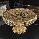 Axyaa Crystal Glass Fruit Tray Home Decor Living Room Coffee Table Ornaments