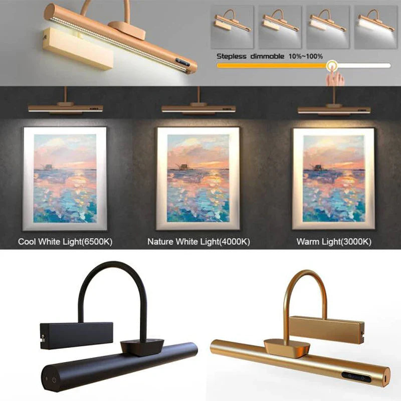 Axya Modern Gold Wall Lamp for Bathroom and Living Room Lighting