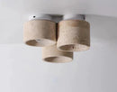 Axyaa 3-head Natural Stone Ceiling Light for Decoration Home & Restaurant Lighting Fixtures