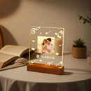 Custom Portrait Acrylic Lamp with Song & Photo for Axyaa Couples Gift
