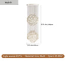 Axyaa Mother of Pearl Chandelier: Unique Danish Design Shell Pendant Light for Living Room, Dining, Villa & Staircase