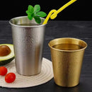 Axyaa Stainless Steel Beer Mug Coffee Tea Tumbler Wine Cup Drinking Mug Bar Supply