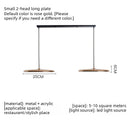 Axyaa Nordic LED Saucer Pendant Light for Dining Room
