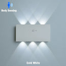 Axyaa Rechargeable Motion Sensor Wall Lamp Indoor Lighting 5200mAh Battery