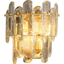 Luxury Axyaa Crystal Wall Lamp for Living Room, Bedroom, and Aisle - Elegant All Copper Design