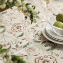 Axya Vintage Light Luxury Style Waterproof Table Cloth for Dining and Tea Tables