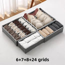 Axyaa Underwear Sock Organizer Drawer - Clothes Storage Box Compartment