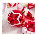 Axyaa Christmas Ball Mix Decoration Set Shatterproof Plastic Painted Xmas Ornament