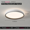 Axyaa Ceiling Lamp LED Modern Simple Master Bedroom Dining Room Warm Home