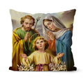 Retro Oil Painting Christmas Pillowcase - Axyaa Nativity Cushions Case Jesus Christ Print Throw Pillows Case