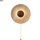 Axyaa LED Wall Lamp: Modern Nordic Style Bedroom Decor with Pull Chain Switch