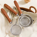 Axyaa Stainless Steel Fine Mesh Colander with Plastic Handle