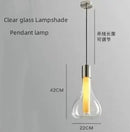 Axyaa Glass Chandelier: Nordic Design, High-End, Light Luxury Pendant Light