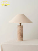 Axyaa Marble Table Lamp LED E27 Modern Designer Desk Light for Home Decor