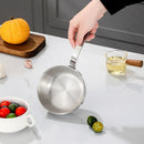 Axyaa Stainless Steel Mini Pot Set - Kitchen Cookware for Frying, Soup, Milk, and Sauces