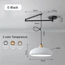 Axyaa Rocking Arm Pendant Chandelier for Living Room, Bedroom, Bar Table