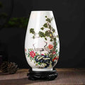 Axyaa Chinese Ceramic Vase Ornaments for Office, Home, Store Decor & Furnishing