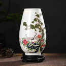 Axyaa Chinese Ceramic Vase Ornaments for Office, Home, Store Decor & Furnishing