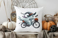 Axyaa Halloween Witch Pumpkin Candles Decor Pillow Cover for Sofa Bedroom Car