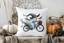 Axyaa Halloween Witch Pumpkin Candles Decor Pillow Cover for Sofa Bedroom Car
