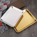 Axya Stainless Steel Rectangular Baking Tray Japanese BBQ Storage Dish