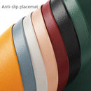 Axyaa Gift Placemats & Coasters Set: Round & Oval Modern Kitchen Dining Table Mats