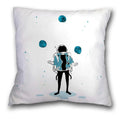 Axyaa Teal Blue Astronaut Pillowcase - Sea World Theme Sofa Cover