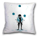 Axyaa Teal Blue Astronaut Pillowcase - Sea World Theme Sofa Cover