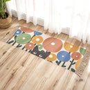 Axyaa Bohemian Retro Tassel Cotton Linen Rug 60x180 for Home Décor