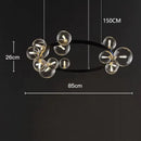 Axyaa Modern LED Pendant Light Chandeliers for Home Decor & Indoor Lighting