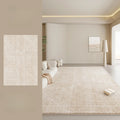 Axyaa Soft Cream Style Carpet Rug | Thick Washable Fluffy Mat for Living Room & Bedroom