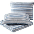 Axyaa King Cotton Quilt Set: Reversible 3-Piece Bedding with Matching Pillow