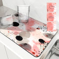 Axyaa Polka-dot Block Kitchen Drying Mat