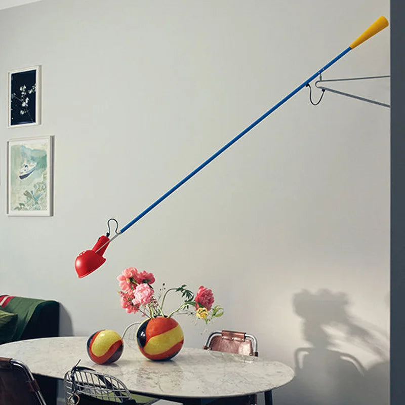 Axyaa Nordic Swing Arm Wall Lamp: Stylish LED Light for Home, Bedroom, and Study