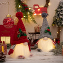 Axyaa Glowing Rudolph Doll Ornaments Knitted Pointed Hat with Lights
