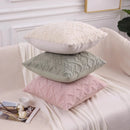 Axyaa Fuzzy Autumn Pillow Cover 45x45 for Sofa Home Decor