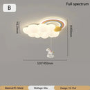 Axyaa Rainbow Cloud Ceiling Lamp for Kids' Room Decor and Eye Protection