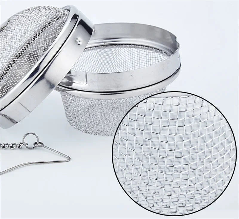 Axya Stainless Steel Tea Infuser Strainer Locking Ball Filter Colanders
