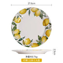 Axyaa Ceramic Thai Style Fruit Plate