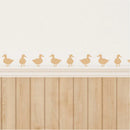 Axyaa Duck Nursery Wall Stickers: Cute Waterproof Self-Adhesive Animals Mural for Baby Bedroom