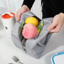 Axyaa Insulated Lunch Bag - Aluminum Foil Portable Handbag for Office Workers & Kids.