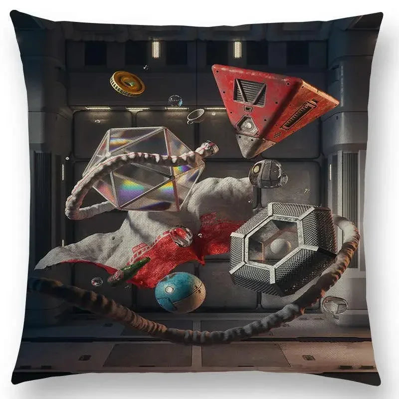 Vivid Axyaa 3D Print Spar Metal Sofa Cushion Cover Suite
