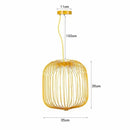 Axyaa Birdcage LED Pendant: Stylish Lighting for Home, Bar, Bedroom & Restaurant
