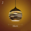 Axyaa Fireworks Glass Pendant Lights for Modern Living Room Decor