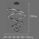 Axyaa Modern LED Pendant Chandeliers for Living and Dining Room Lighting