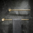 Axyaa Copper Towel Rod: Luxury Bathroom Single Rod without Punching, Bold Design